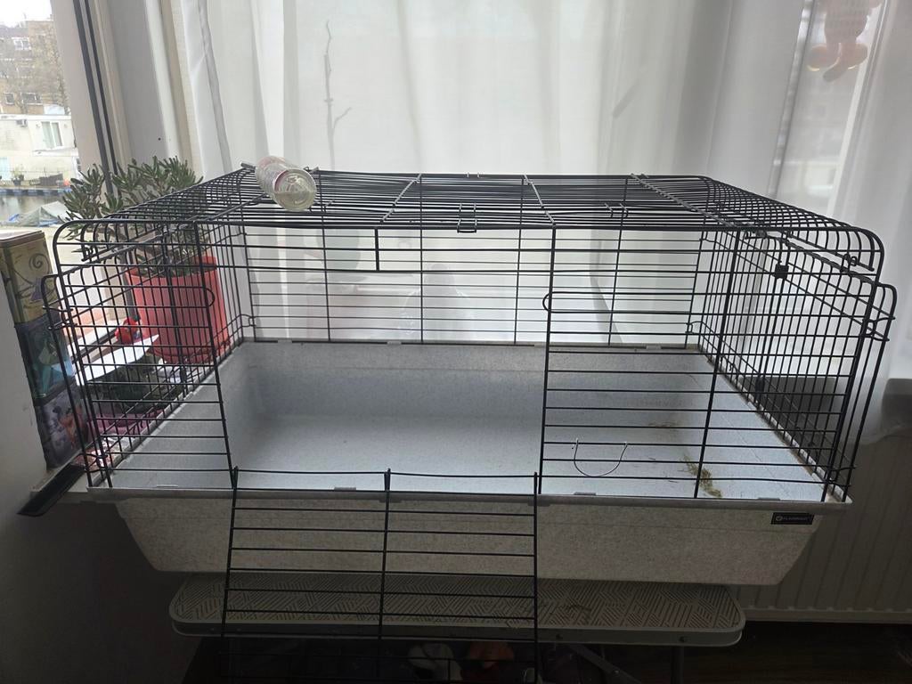 Flamingo Brand Wire Pet Cage for Rabbits or Guinea Pigs, Minder dan 60 cm, Kooi, Gebruikt, Konijn