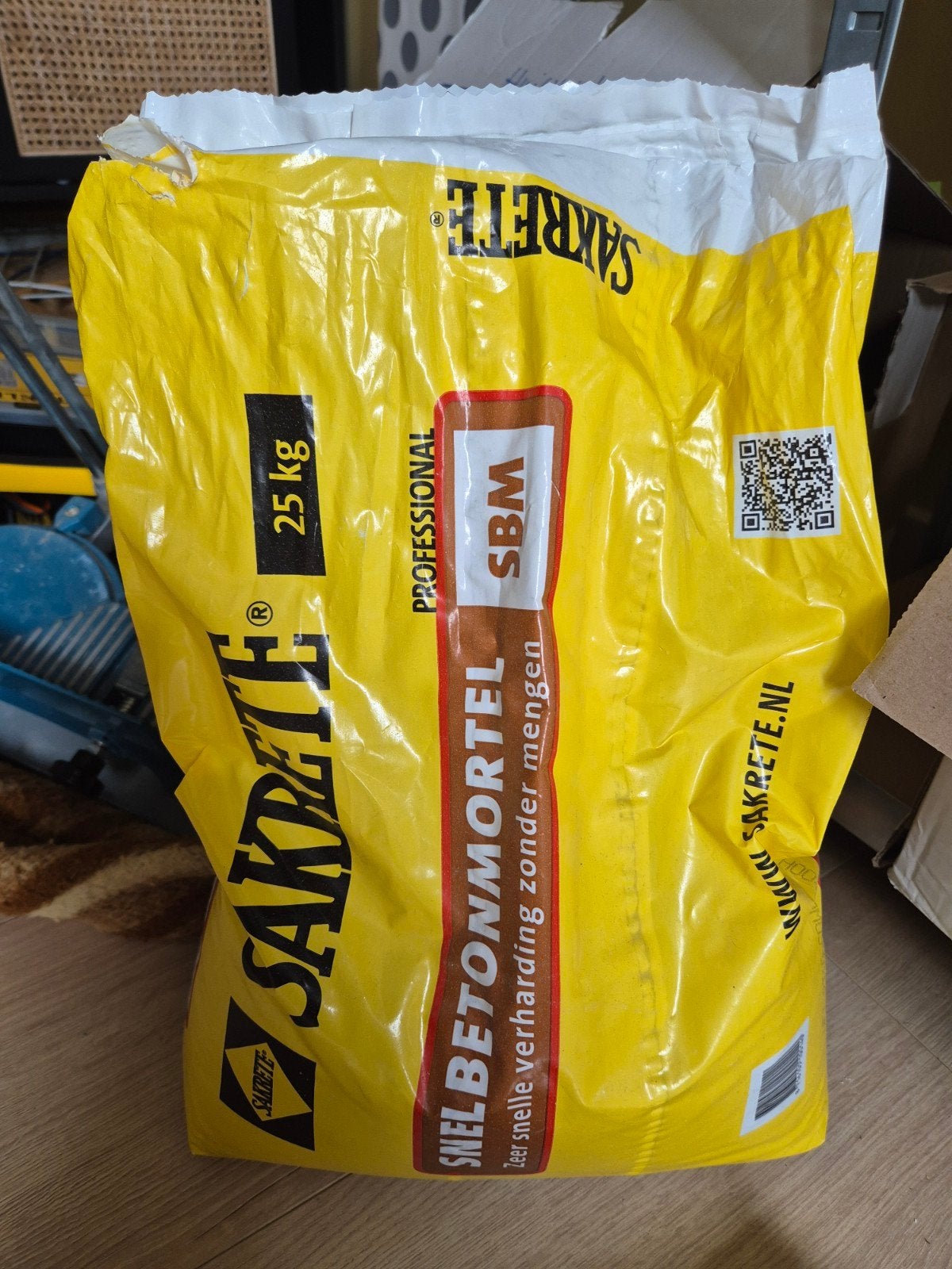 gratis op te halen: snel betonmortel 12,5 kg, Doe-het-zelf en Verbouw, Ophalen