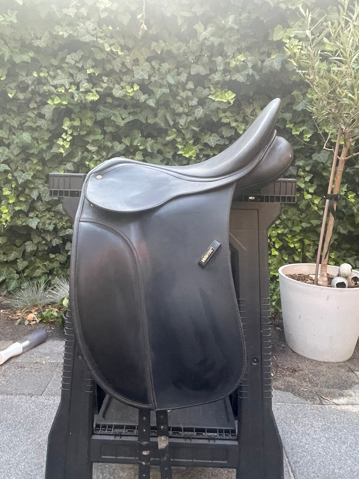 Wintec dressuurzadel 17,5 inch, Ophalen of Verzenden, Zo goed als nieuw, Dressuur