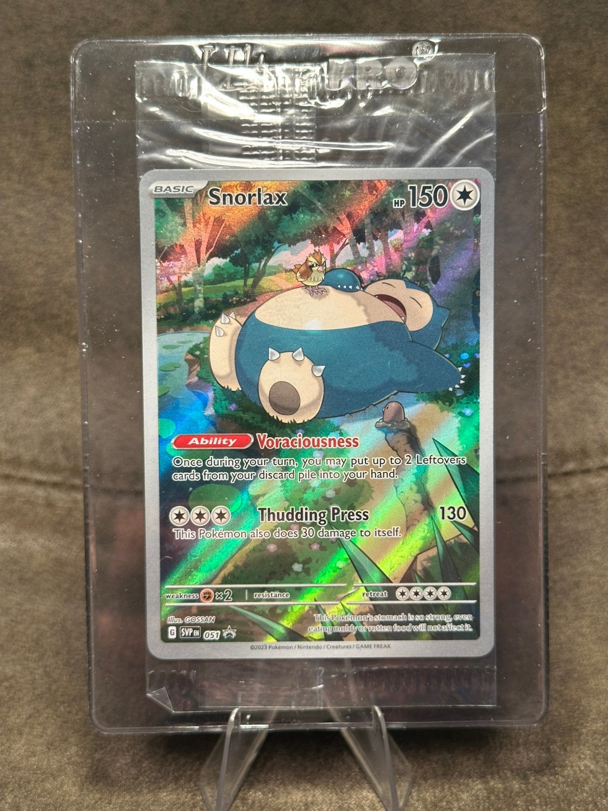 Snorlax #51 #051 SVP Sealed (Pokemon Promo) 113, Ophalen of Verzenden, Zo goed als nieuw