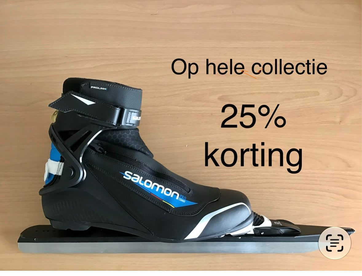 Clicknoren  zweedse schaatsen o.a. Salomon diverse maten, Sport en Fitness, Klapschaats, ., Nieuw, .