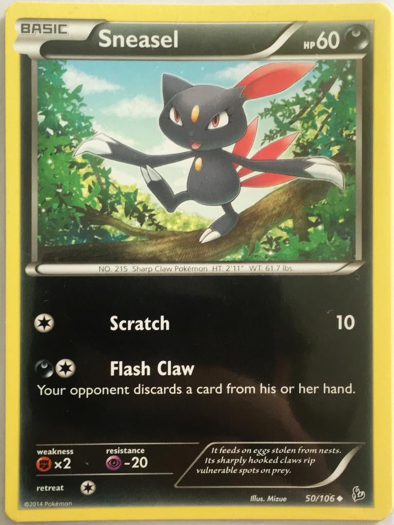 Flashfire,  Sneasel [uncommon] 50/106, Verzenden, Nieuw, Losse kaart