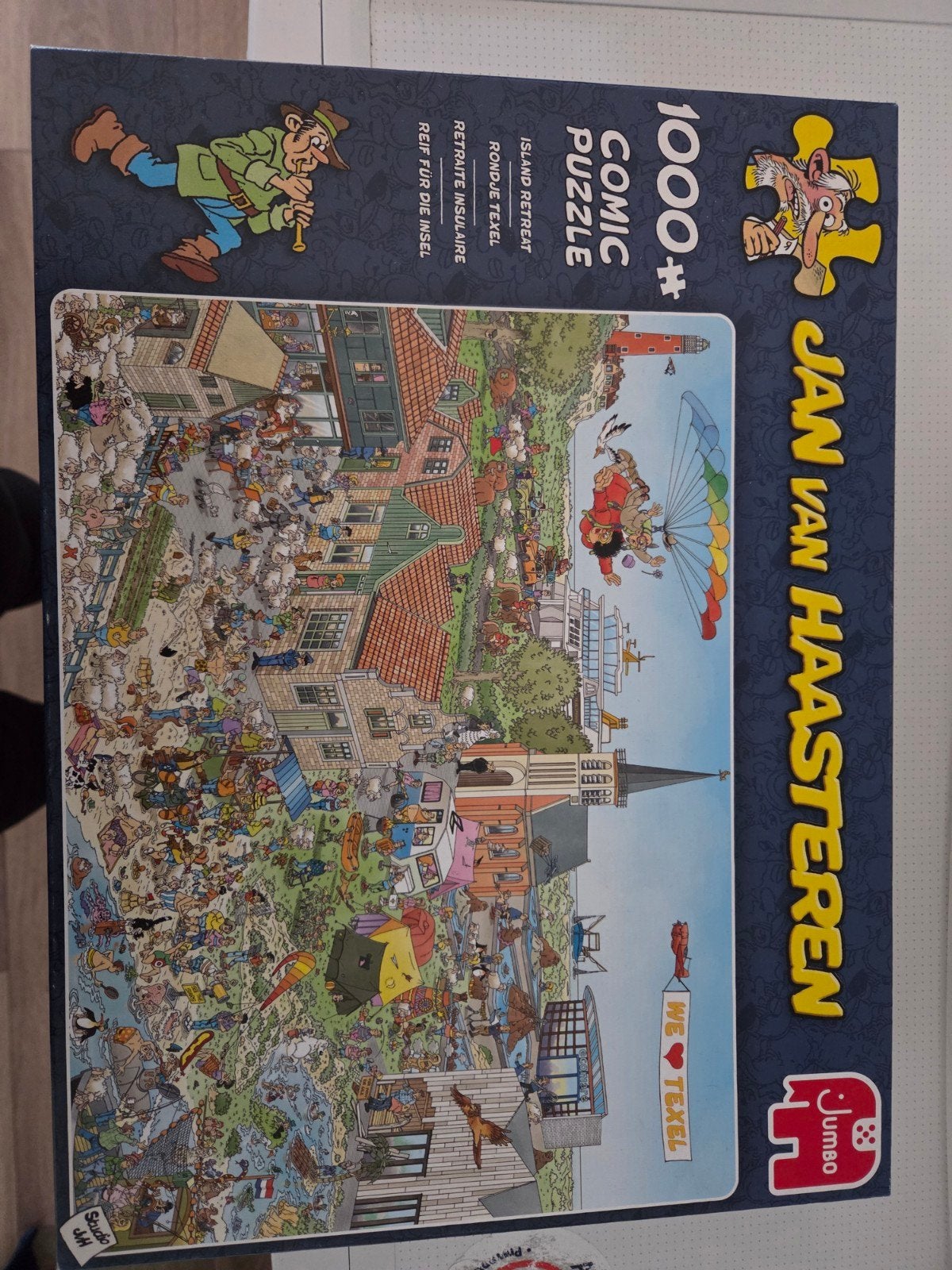 Jan van Haasteren puzzel - Rondje Texel, Ophalen, 500 t/m 1500 stukjes, Zo goed als nieuw