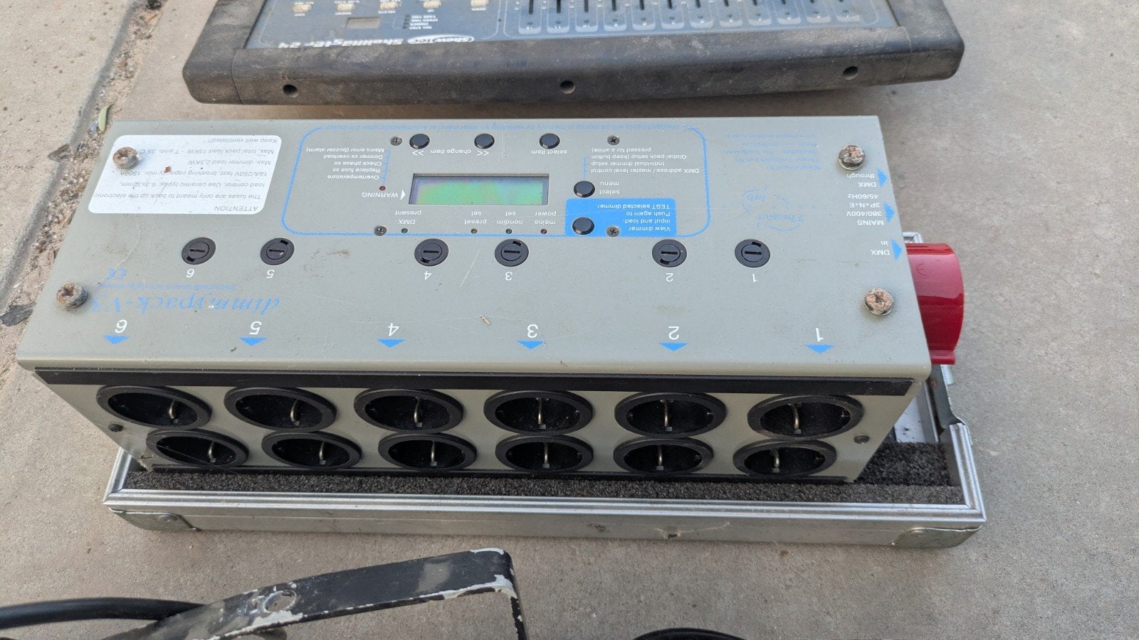 DMX Lichtset: Dimmerpack V3, controller en lampen, Ophalen of Verzenden, Gebruikt