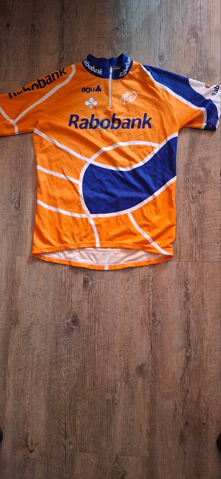 Fietsshirt Rabobank merk Agu, Ophalen of Verzenden, Gebruikt, Bovenkleding