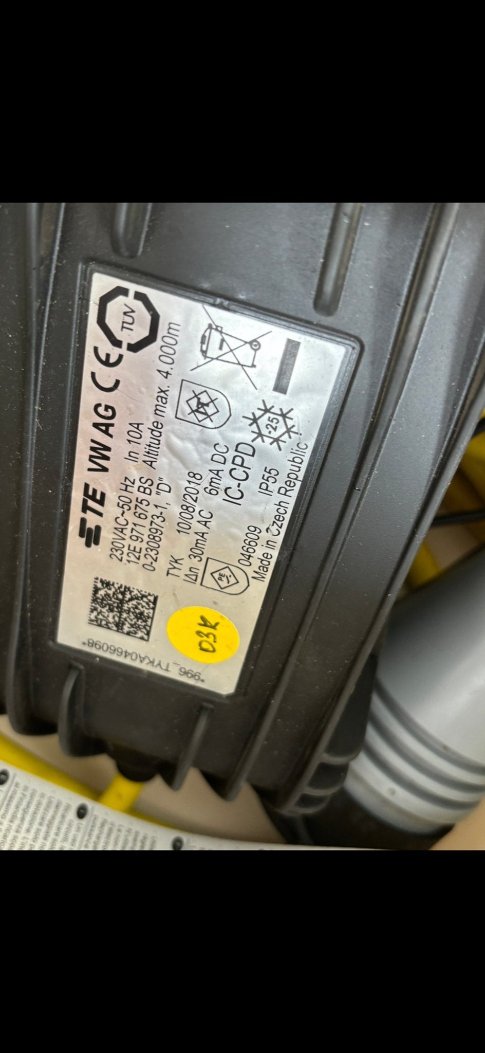 Originele Volkswagen e-Golf thuislader stopcontact, Ophalen, Gebruikt, Volkswagen