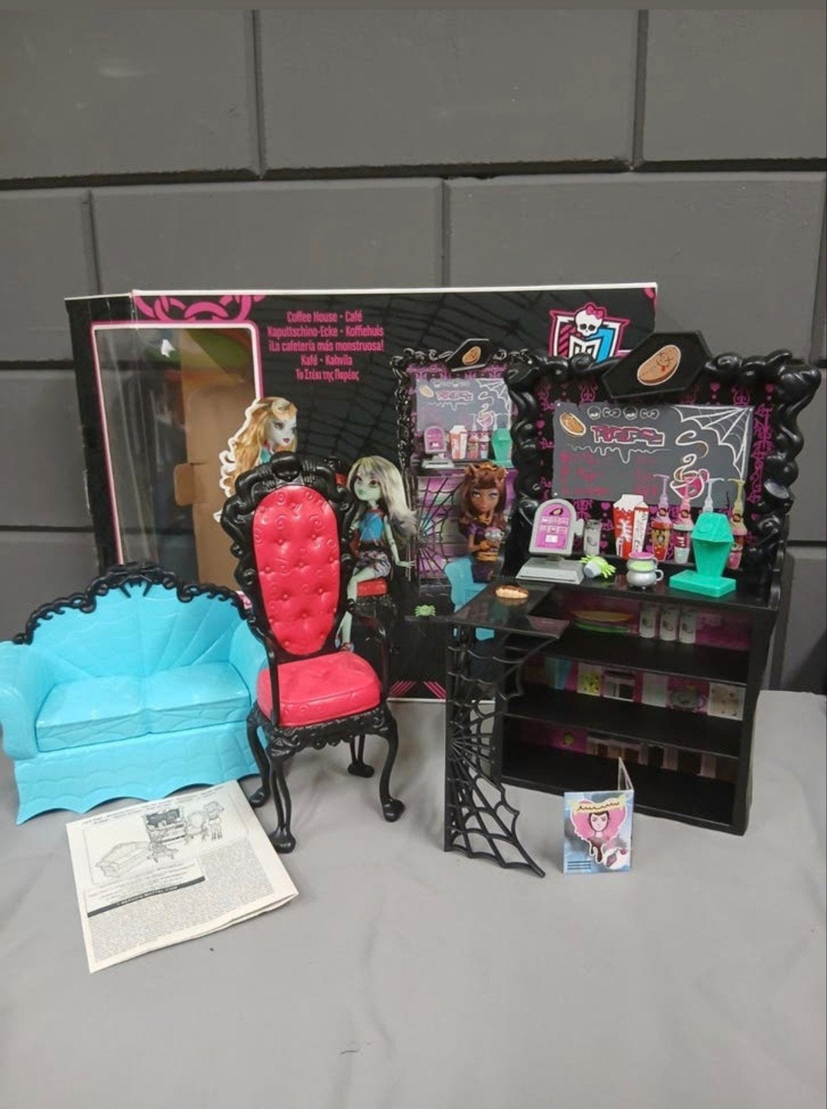 Monster High Coffin Bean Café Speelset met Meubels, Ophalen of Verzenden