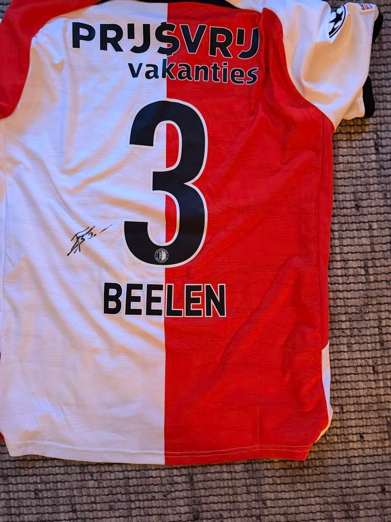 Feyenoord Thuisshirt 2023/2024 - Beelen #3 Gesigneerd, Ophalen of Verzenden, Nieuw, Feyenoord, Shirt