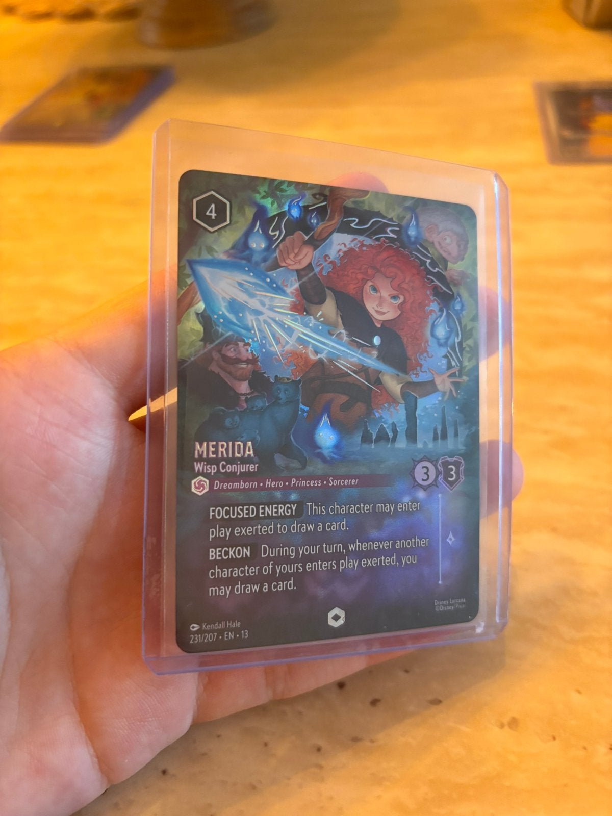 Disney Lorcana Attack Of The Vine Merida 231/207, Verzamelen, Disney, Ophalen, Overige figuren, Zo goed als nieuw