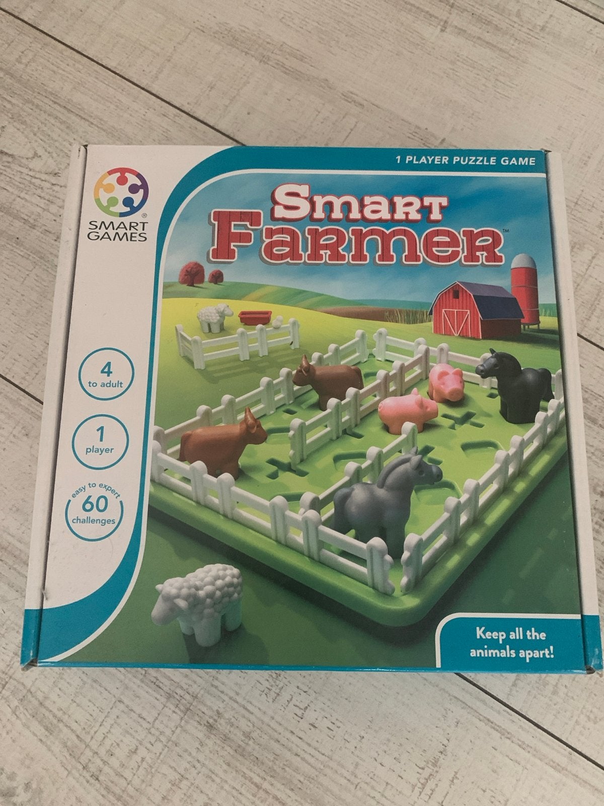Smart Farmer Puzzelspel - Houd de dieren gescheiden!, Ophalen of Verzenden, Zo goed als nieuw, Overige typen