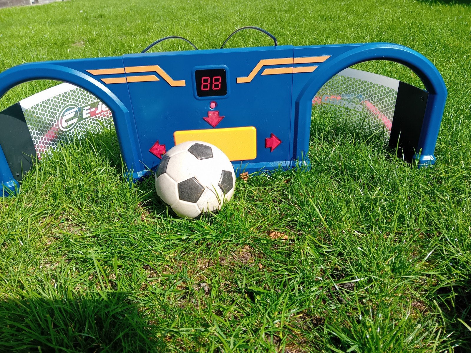 Interactieve voetbalgoal met scorebord en bal, Ophalen of Verzenden, Zo goed als nieuw