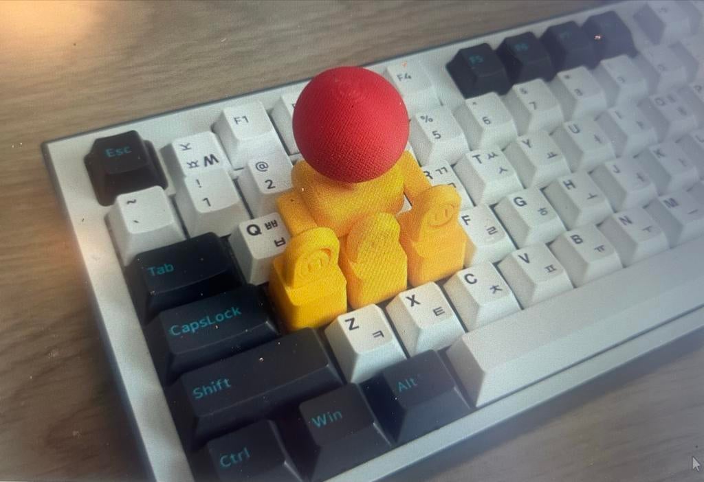 Mechanisch toetsenbord met unieke keycaps, Ophalen of Verzenden, Overige indelingen, Nieuw, Bedraad
