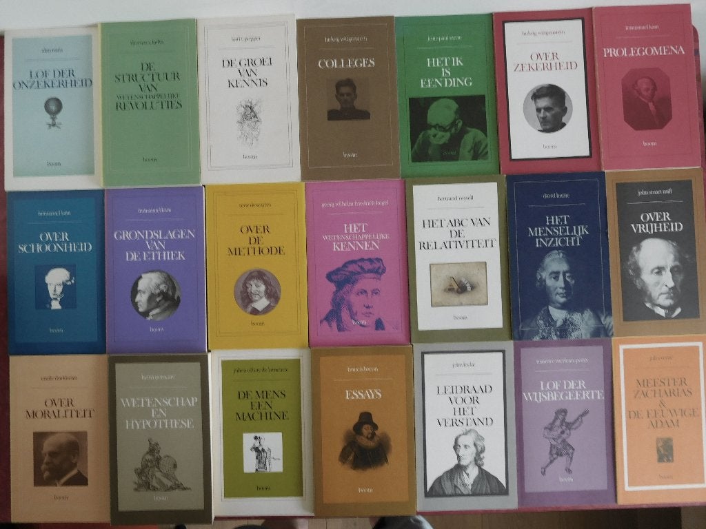 21x Boom Klassiek Hegel Descartes Kant Wittgenstein Popper, Boeken, Ophalen of Verzenden, Zo goed als nieuw