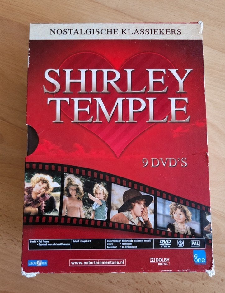 Shirley Temple Box (9 dvd's), Alle leeftijden, Ophalen of Verzenden, Zo goed als nieuw, Komedie