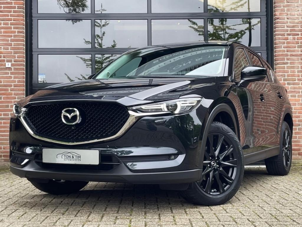 Mazda CX-5 2.5 SkyActiv-G 194 AWD Edition100 Trekhaak 360°, Auto's, Gebruikt, Zwart, 4 cilinders, 2000 kg