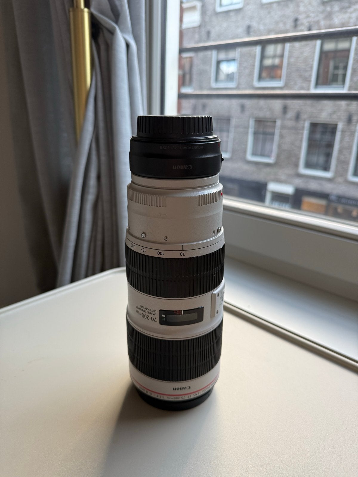 Canon EF 70-200mm F2.8 L IS USM II met zonnekap, Canon, Zo goed als nieuw, Zonnekap, Canon EF
