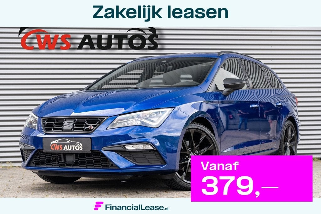 SEAT Leon ST 1.5 TSI FR Ultimate Edition Black VIRTUAL*ACC*P, Automatische klimaatregeling, Zwart, 4 cilinders, Origineel Nederlands