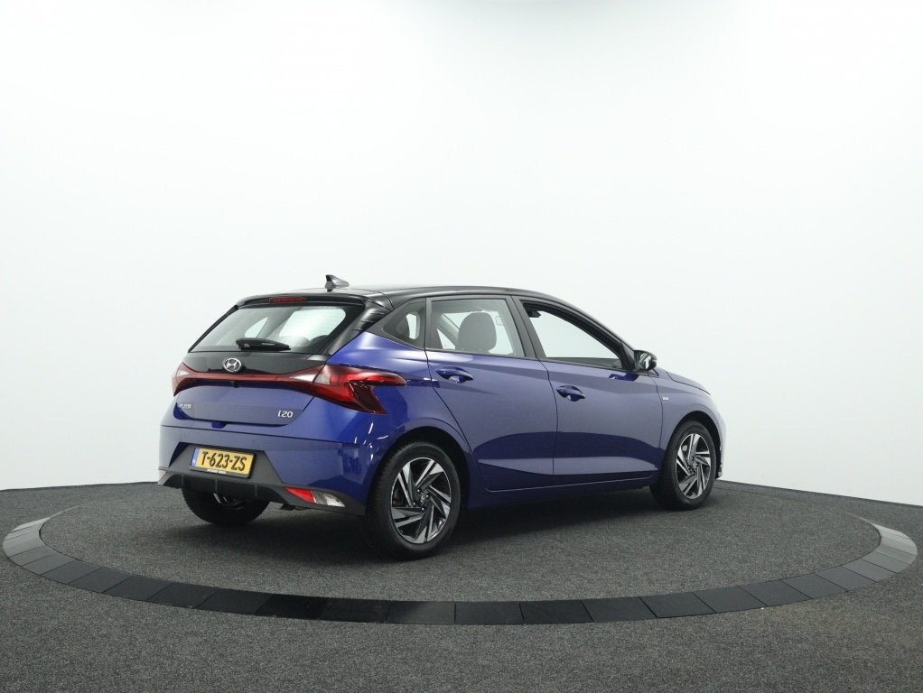 Hyundai i20 1.0 T-GDI Comfort Automaat | Carplay Navigatie |, Auto's, Hyundai, 12 maanden, Gebruikt, Euro 6, Blauw