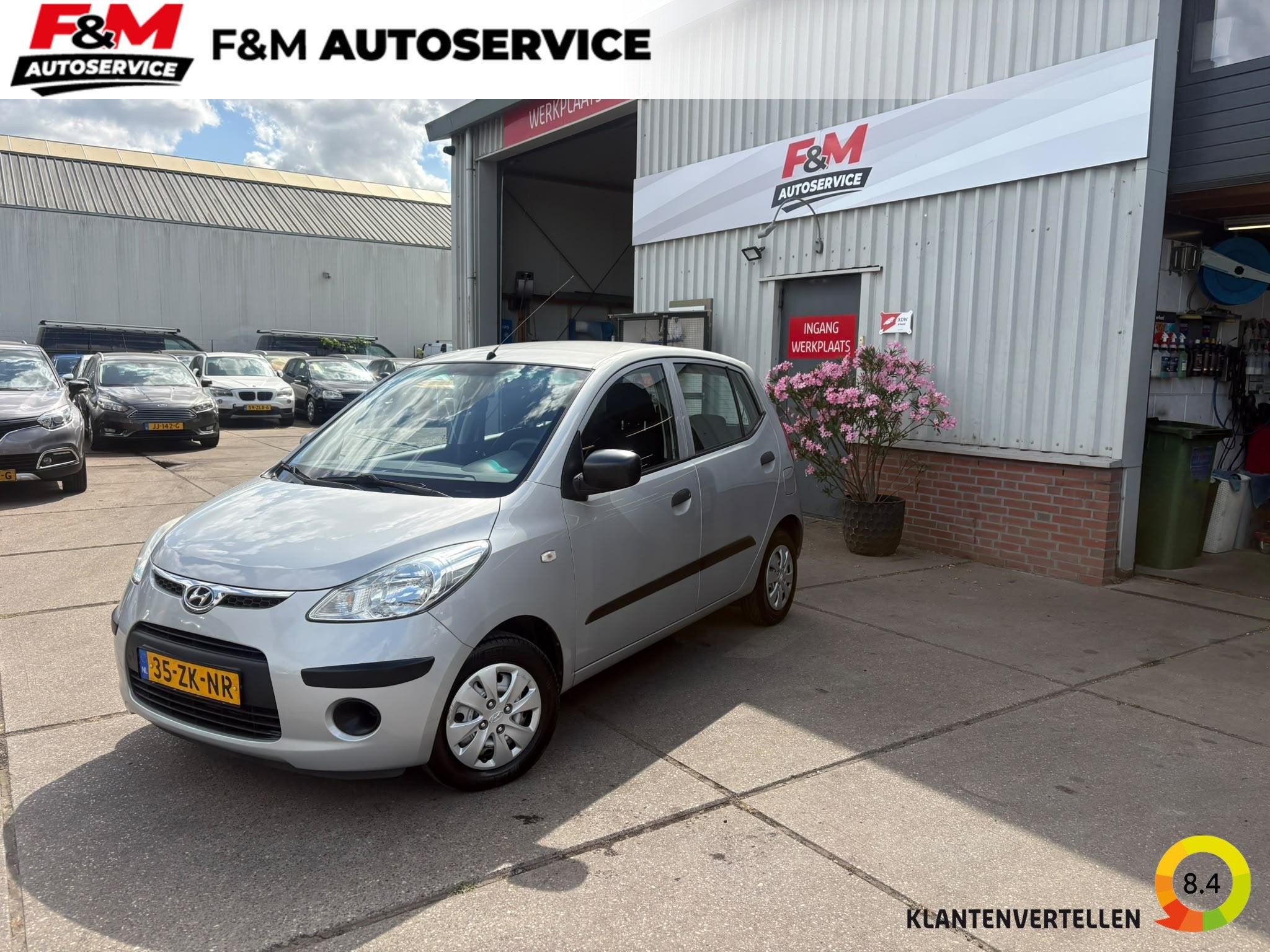 Hyundai i10 1.1 Active Cool Airco, radio, Auto's, Voorwielaandrijving, Stof, Gebruikt, 31 €/maand