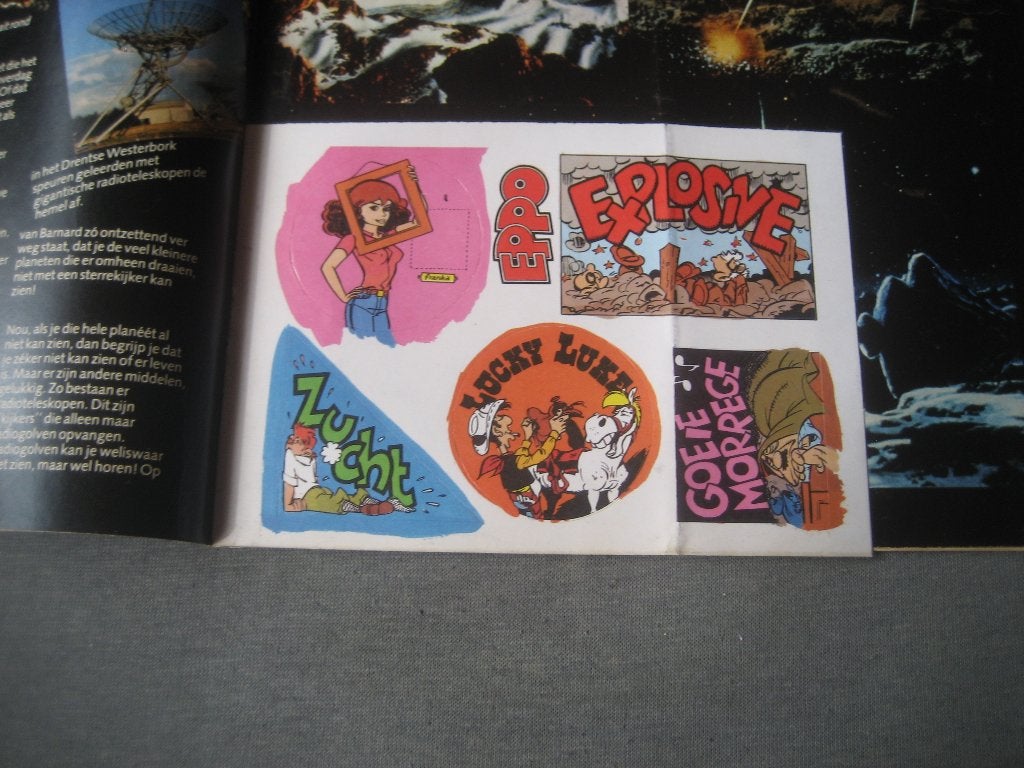 eppo stripboekje jaren 80 met stickers franka etc, Eén stripboek, Ophalen of Verzenden, Gelezen