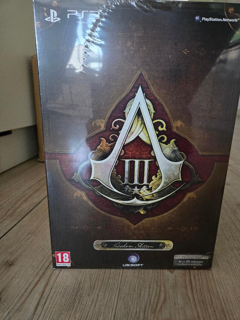 Assassins Creed III Freedom Edition PS3 sealed, Avontuur en Actie, Vanaf 18 jaar, 1 speler, Ophalen of Verzenden