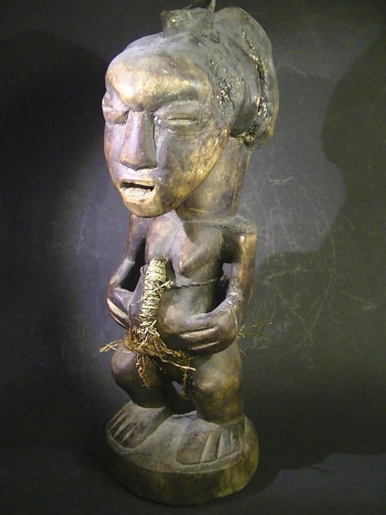 25 Unieke collectie antieke afrikaanse beelden hout, Antiek en Kunst, Afrika, Ophalen of Verzenden, Beeld, Hout