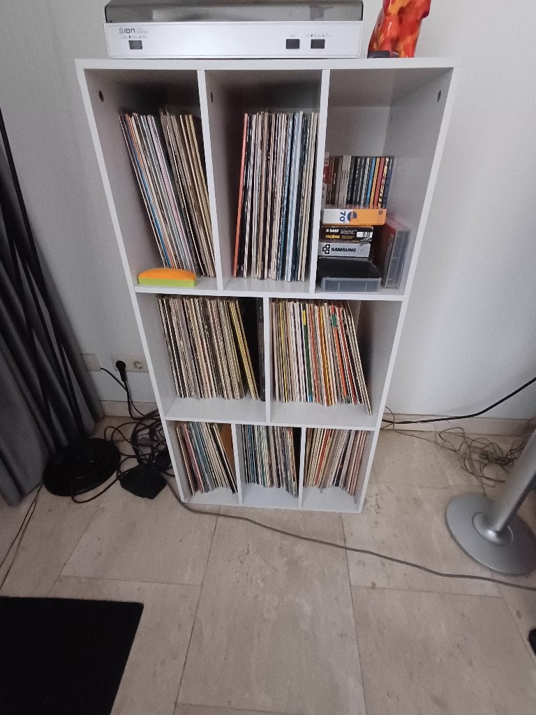 Vinyl platen LP met kast ongeveer 300 stuks, Ophalen, Zo goed als nieuw, Overige formaten