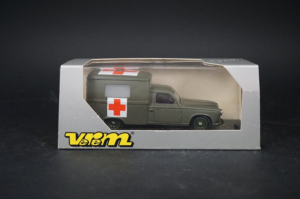 Verem / Solido Peugeot 403 militaire ambulance - TOP, Ophalen of Verzenden, Zo goed als nieuw, Auto