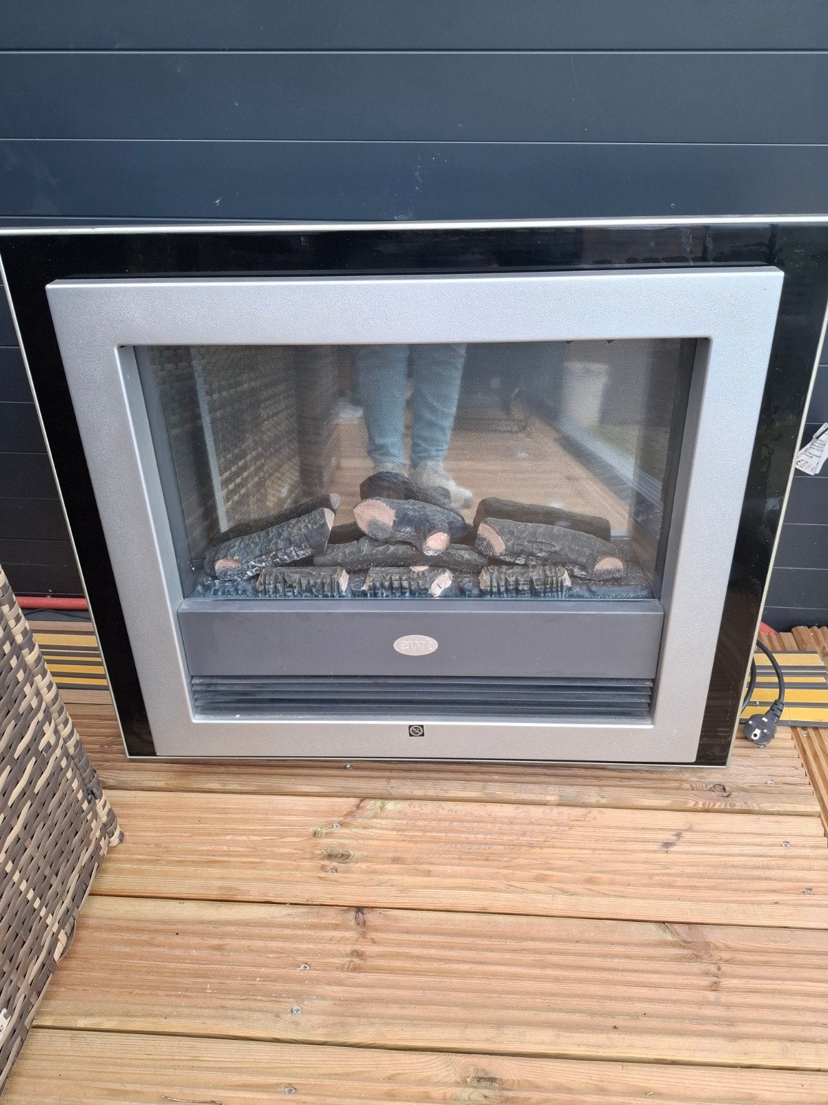 EWT Optiflame Elektrische Haard BZT20 met Afstandsbediening, Ophalen