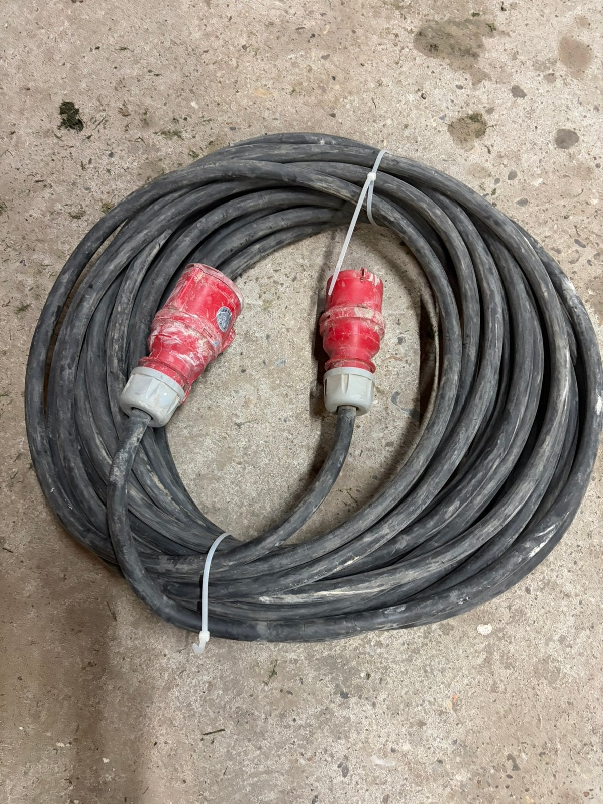 32A krachtstroom kabel 25 meter 5G6, Verzenden, Gebruikt, Kabel of Snoer
