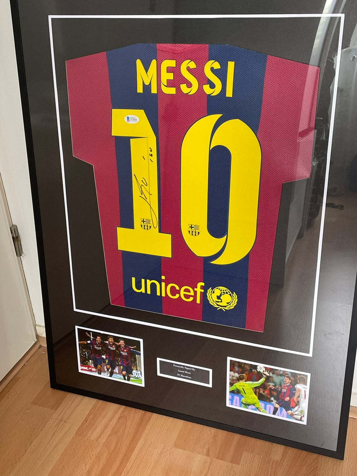 Gesigneerd Lionel Messi shirt 2014/2015, Verzamelen, Ophalen of Verzenden, Zo goed als nieuw, Buitenlandse clubs, Shirt