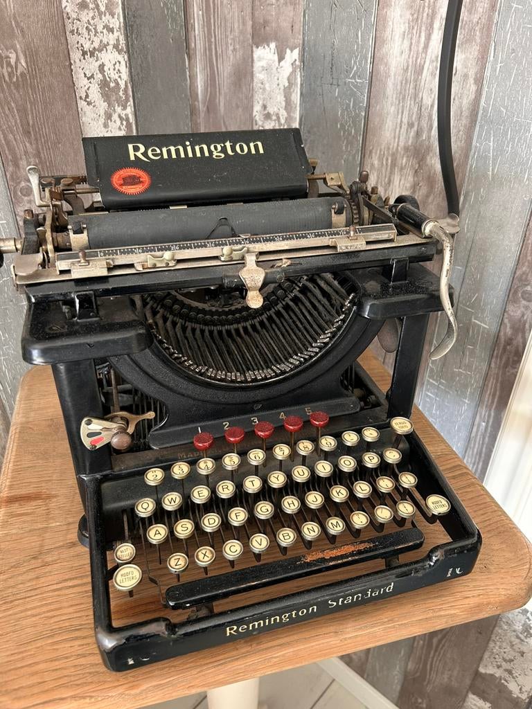 Remington Type Machine, Ophalen, Gebruikt