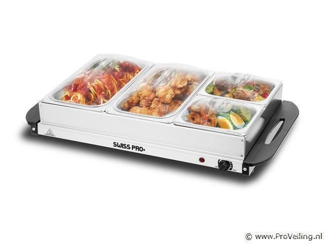 Online Veiling: SwissPro SP-BUF300 buffet warmer, Nieuw