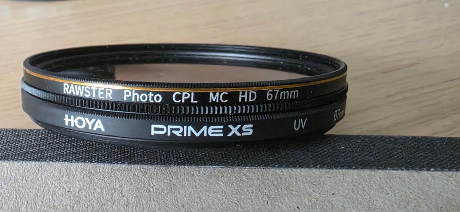 Hoya Prime XS UV en Rawster CPL MC HD 67mm filters, 60 tot 70 mm, Multi-coating, UV-filter, Ophalen of Verzenden