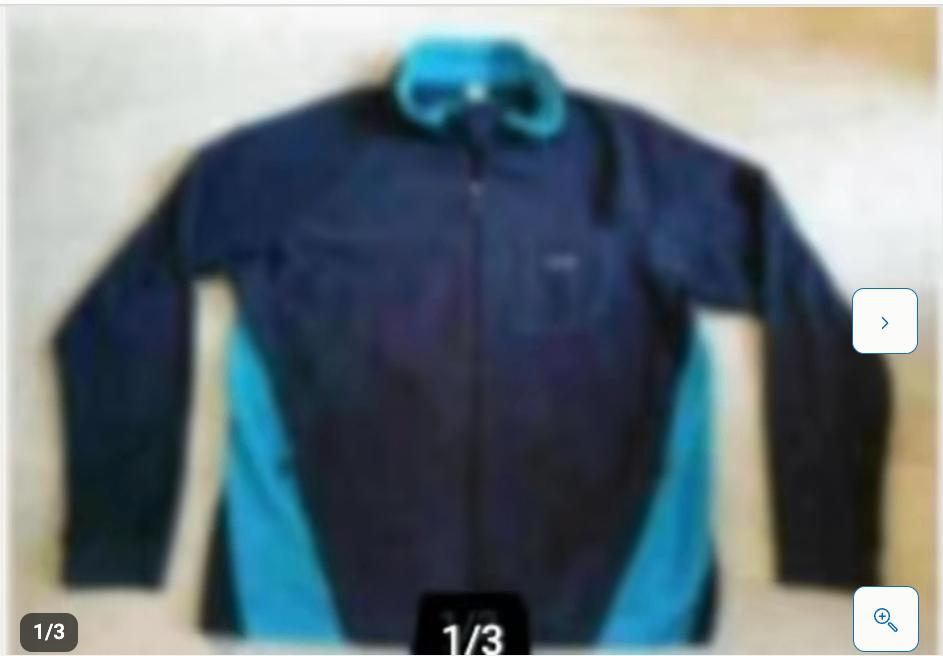 Heren sport fleeche jack donkerblauw maat XL, Fitness, Blauw, Maat 56/58 (XL), Ophalen of Verzenden