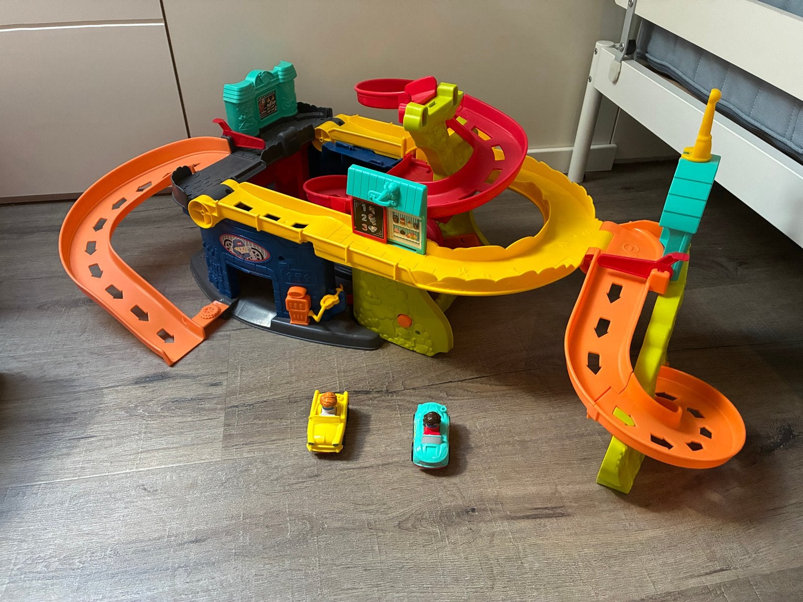 Fisher-Price Little People speelset met auto's, Ophalen, Gebruikt