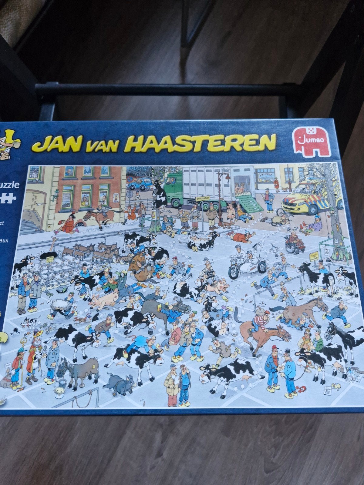 Div.Jan van Haasteren puzzels., Ophalen, 500 t/m 1500 stukjes, Zo goed als nieuw, Legpuzzel