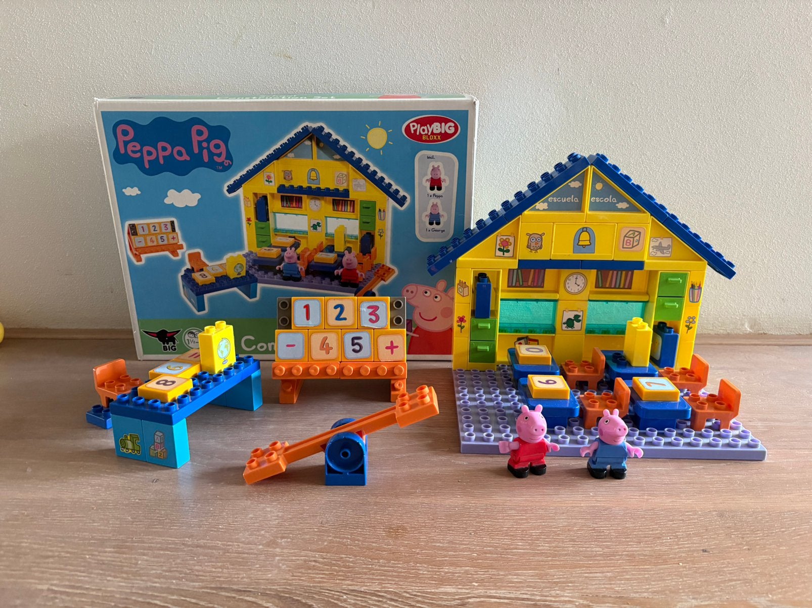 Peppa Pig School Construction Set, Ophalen of Verzenden, Zo goed als nieuw