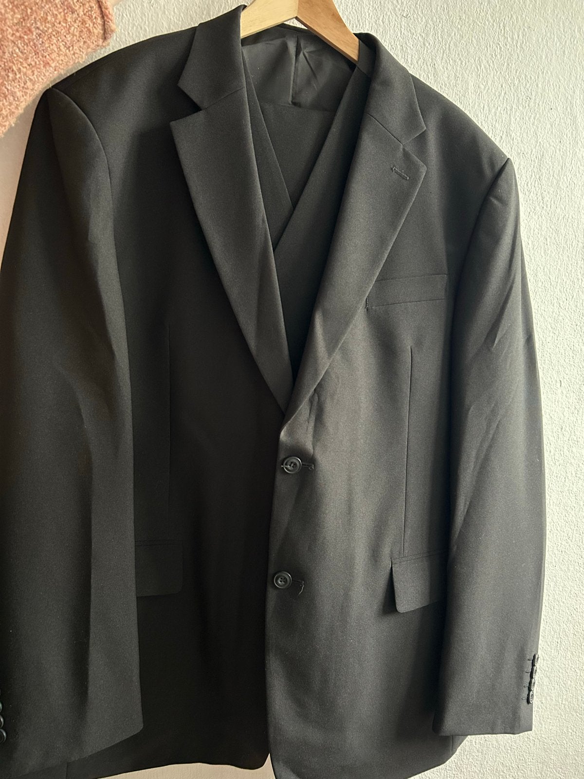Travelmaster Zwart Herenpak - Maat 60, Kleding | Heren, Ophalen of Verzenden, Zo goed als nieuw, Overige maten, Zwart