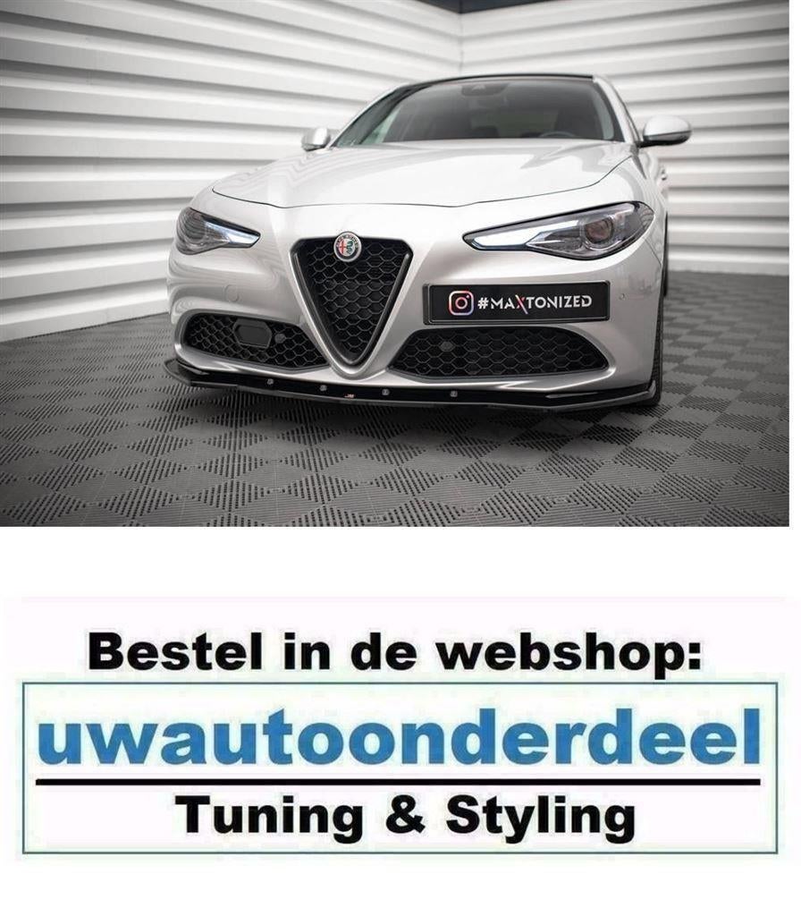 Maxton Design Spoiler Splitter Lip Voor Alfa Romeo Giulia Sp, Verzenden