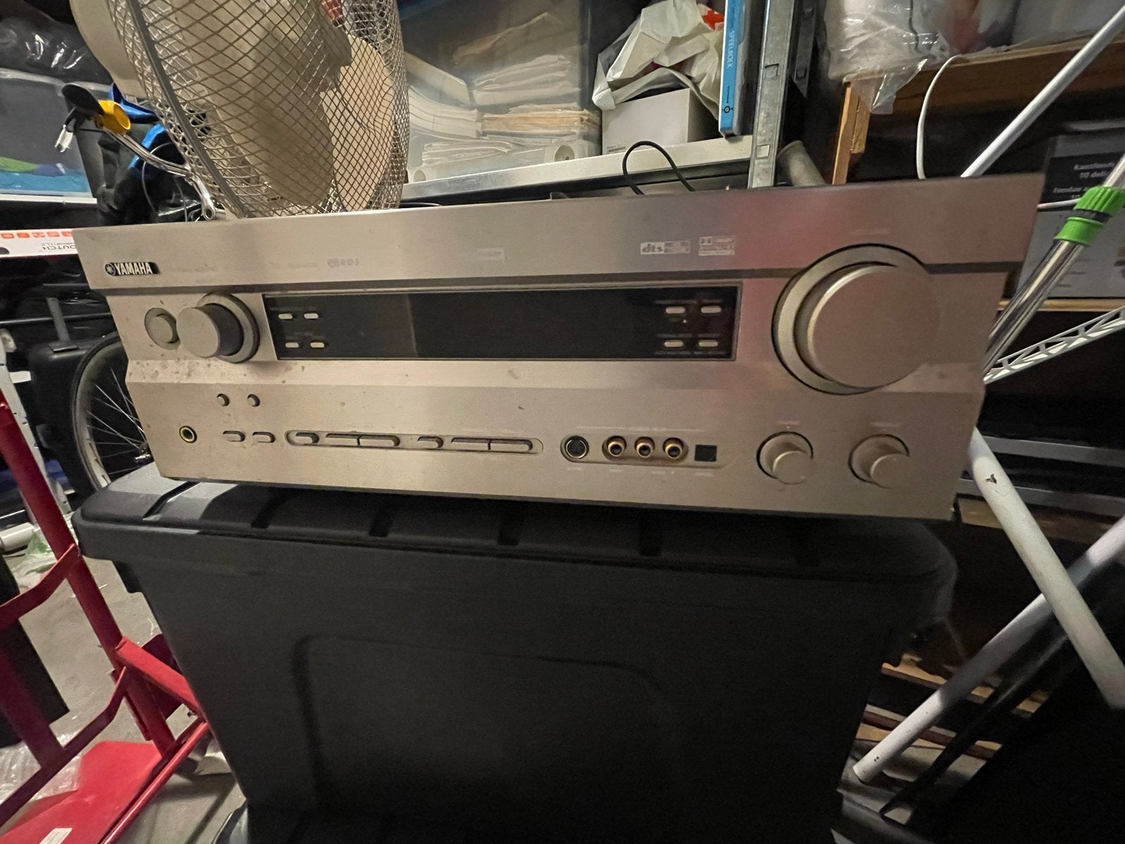 Yamaha RX-V440RDS AV Receiver - Zilver + subwoofer, Ophalen, Gebruikt, Yamaha, 60 tot 120 watt
