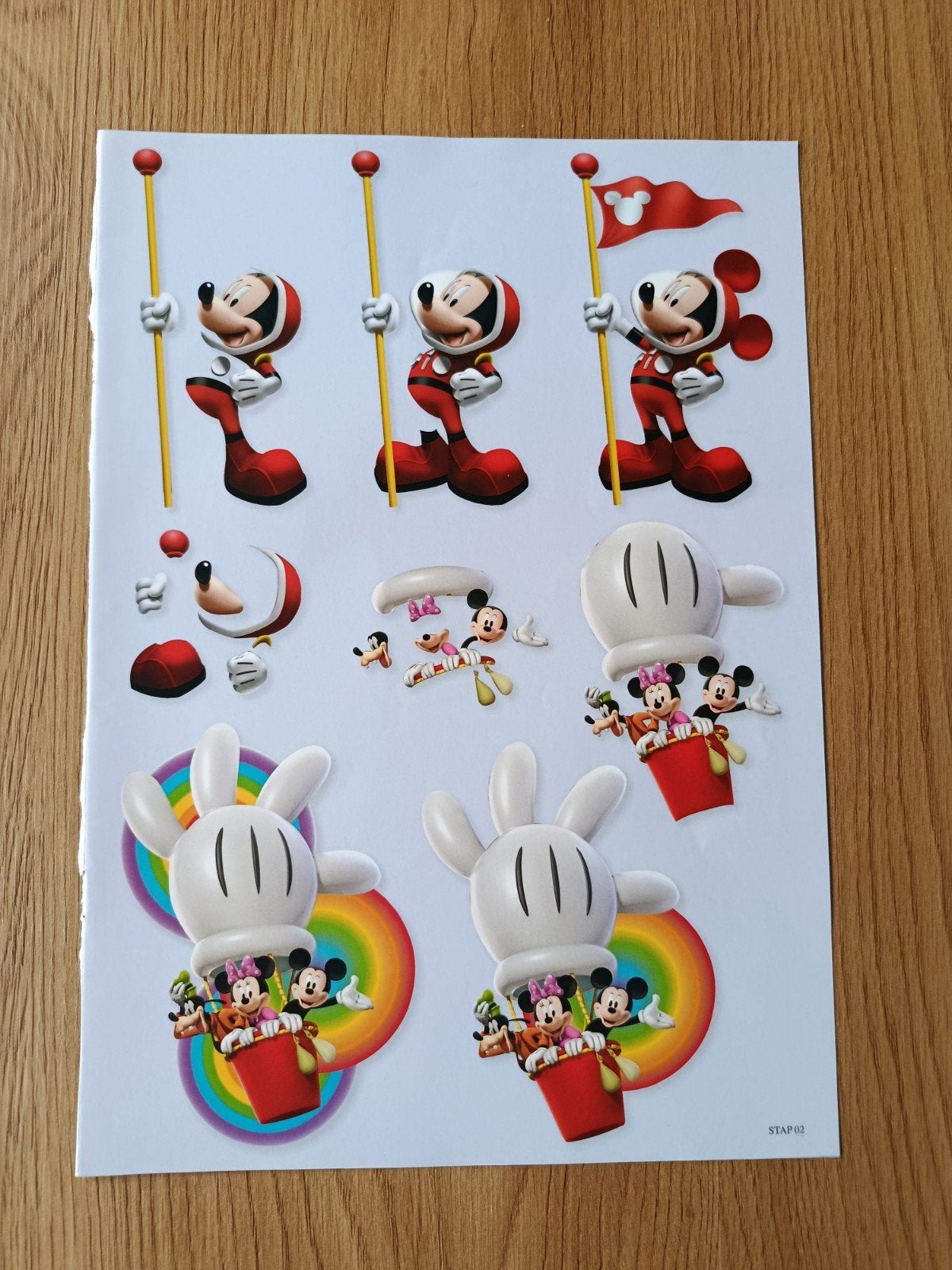 Mickey Mouse, Goofy, Minnie Knipvellen,, Ophalen of Verzenden, Nieuw, Disney, Knipvel