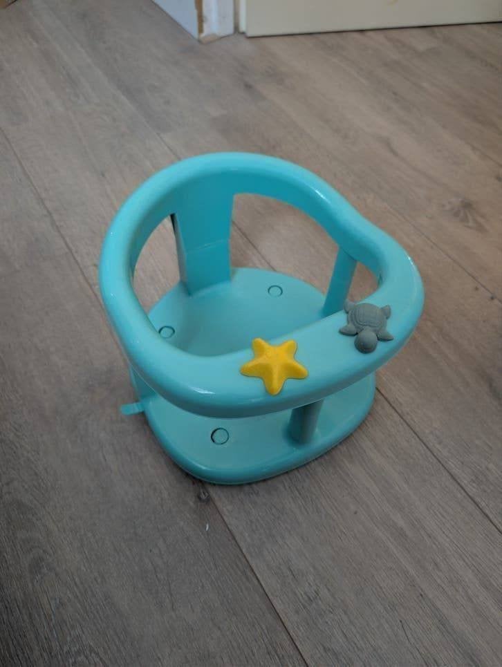 Baby badzitje turquoise met zuignappen, Ophalen of Verzenden, Badzitje of Badring