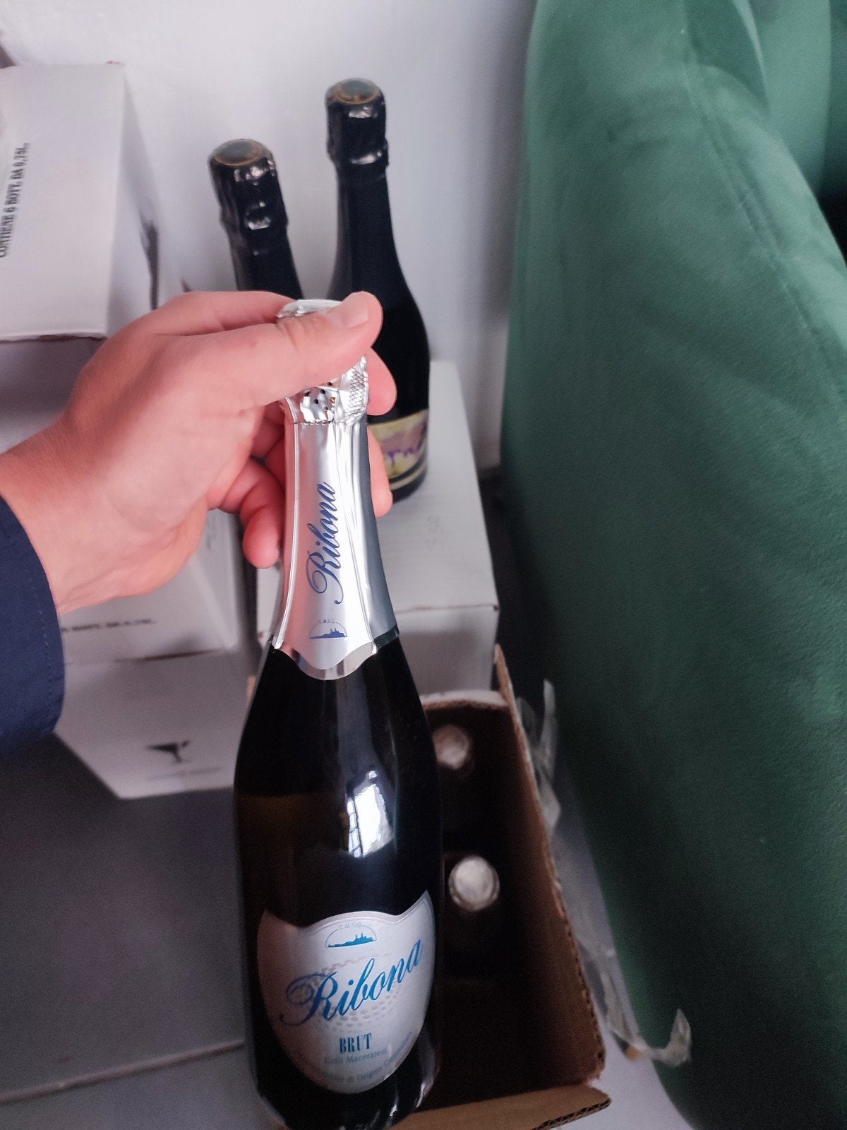 ribona brut  geen "presseco" maar vele hogere kwaliteit !, Verzamelen, Ophalen of Verzenden, Nieuw, Frankrijk, Champagne