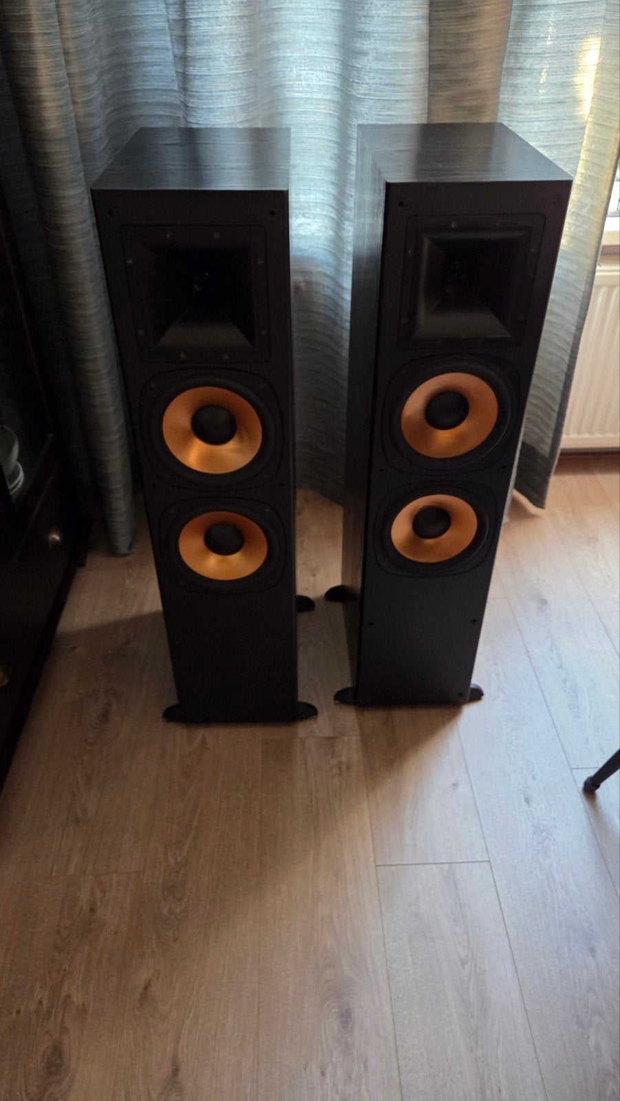 Klipsch RF-3 Vloerstaande Luidsprekers - Krachtig Geluid, Stereo speakers, Gebruikt, Geschikt voor surround/home cinema, Ophalen