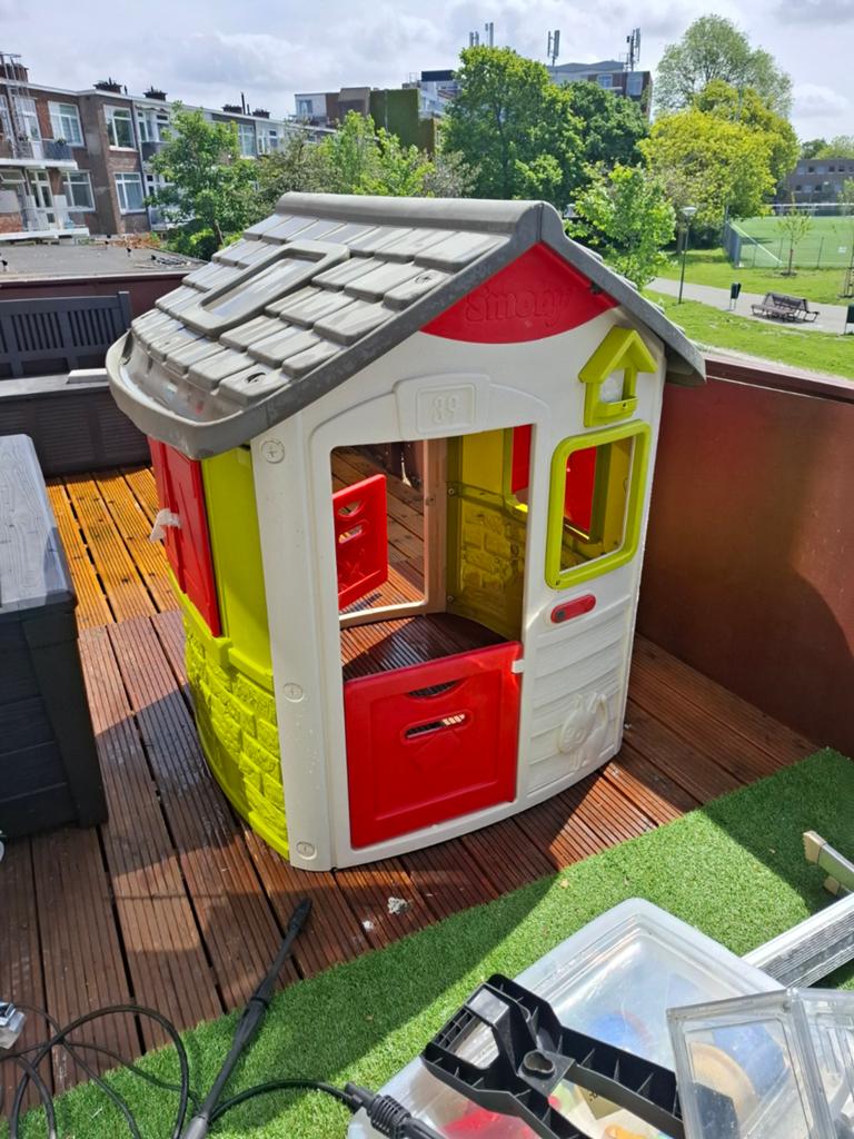 Smoby neo kinderhuisje. In prima staat!, Ophalen, Zo goed als nieuw, Kunststof