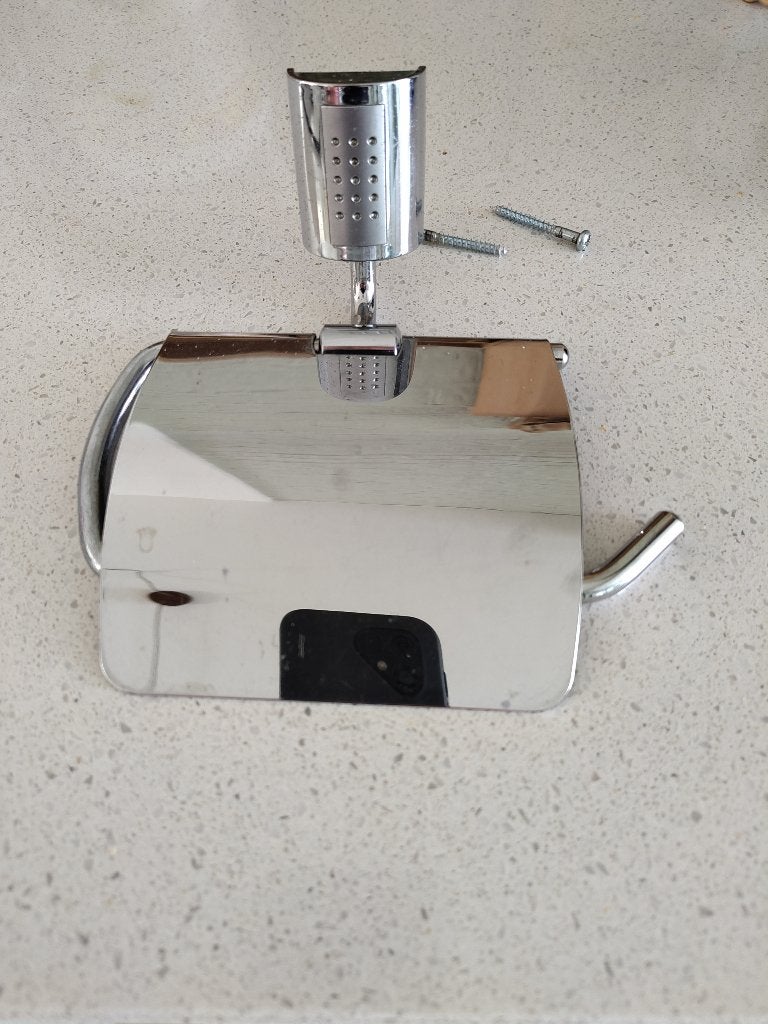 wc rol houder, Ophalen