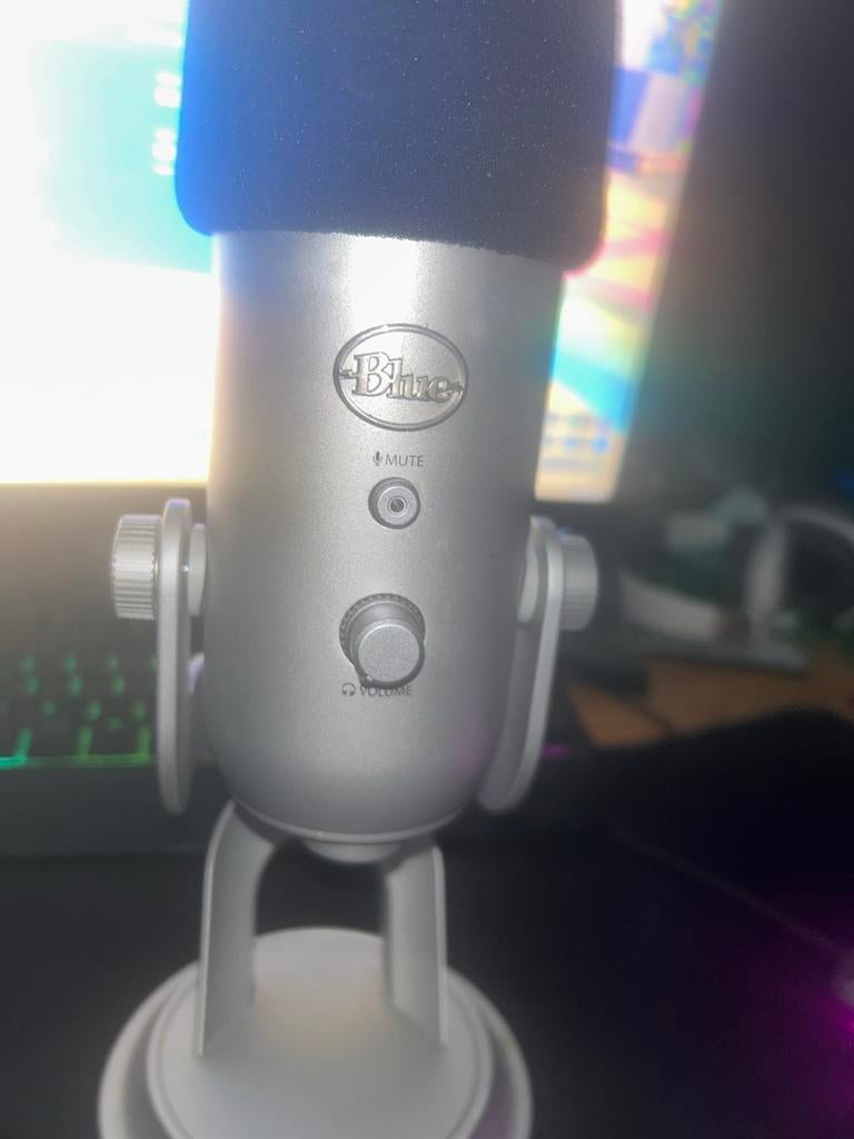 Blue Yeti Stereo Microfoon - Zo goed als nieuw, Muziek en Instrumenten, Microfoons, Zo goed als nieuw, Studiomicrofoon, Ophalen