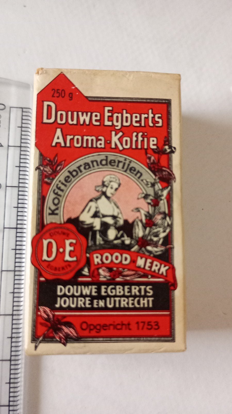 Vintage Douwe Egberts verpakking - Speelgoedwinkeltje, Ophalen of Verzenden, Gebruikt