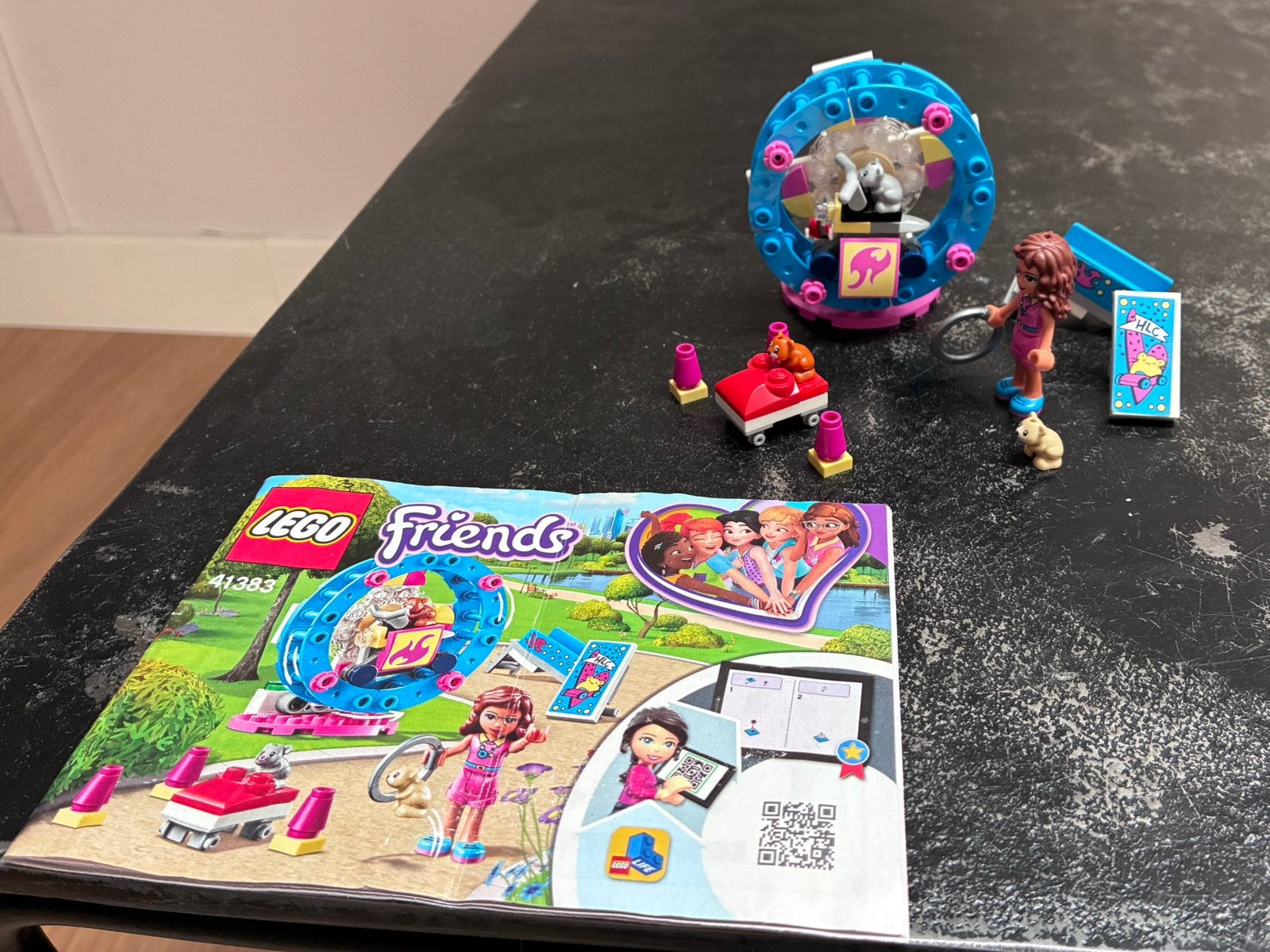 Lego Friends - Olivia's hamsterspeelplaats - 41383, Lego, Friends, Ophalen of Verzenden, Zo goed als nieuw